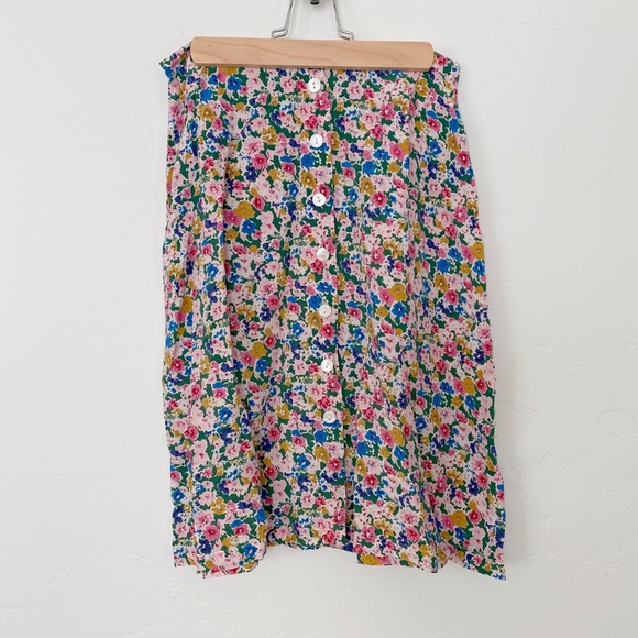 Vintage floral midi skirt - Picture 5 of 7